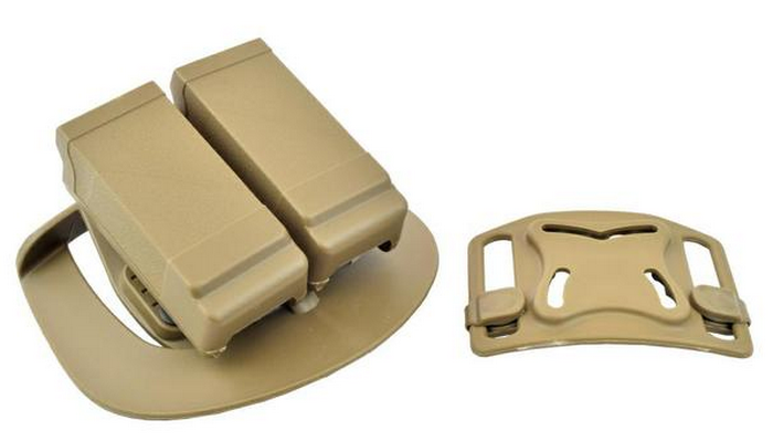 M92 Mags Holster Tan Porta Caricatori Doppio in Abs