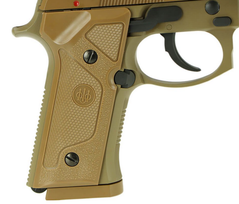 Beretta M9A3 - M96A1 Type FM Full Metal 2021 Scritte e Loghi originali FDE Blowback Co2 by Kwc x Umarex