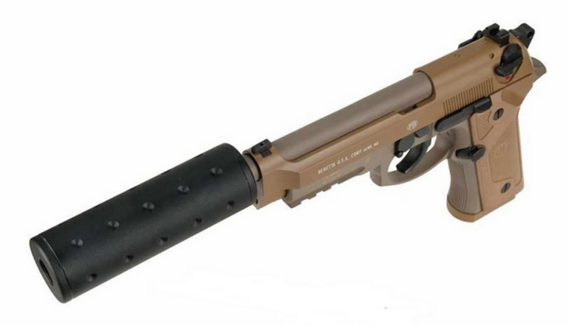 Beretta M9A3 - M96A1 Type FM Full Metal 2021 Scritte e Loghi originali FDE Blowback Co2 by Kwc x Umarex