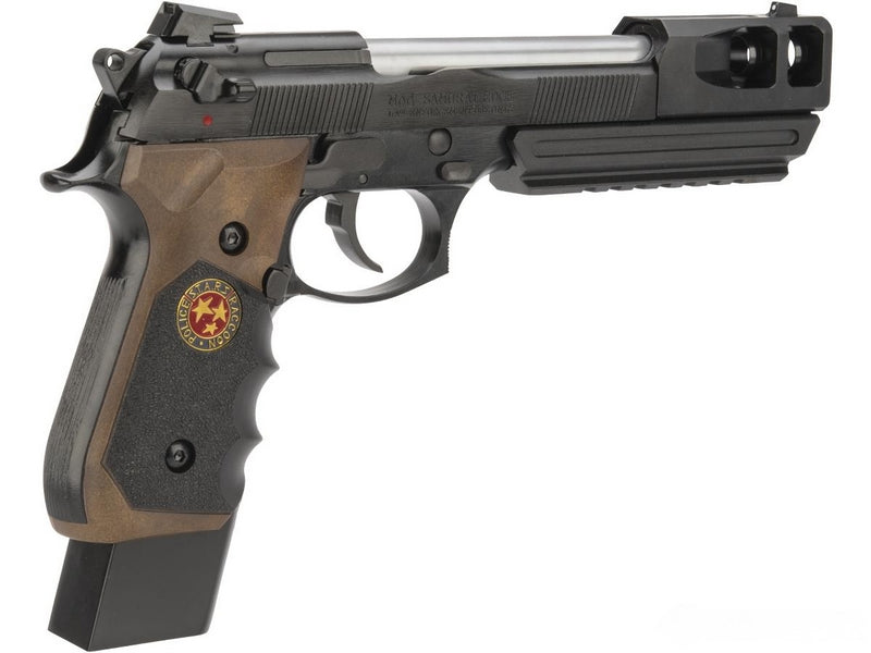 Bio-Hazard Racoon Police Barry Burton Model Samurai Edge M92 Full Metal & Full Auto Custom Gen II GBB by We