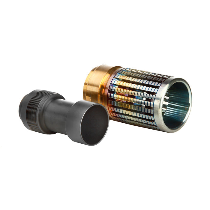 Bird Cage XXL Aluminium Flash-Hider Burnt Blue Finish Dx-Sx 14mm. by G&P