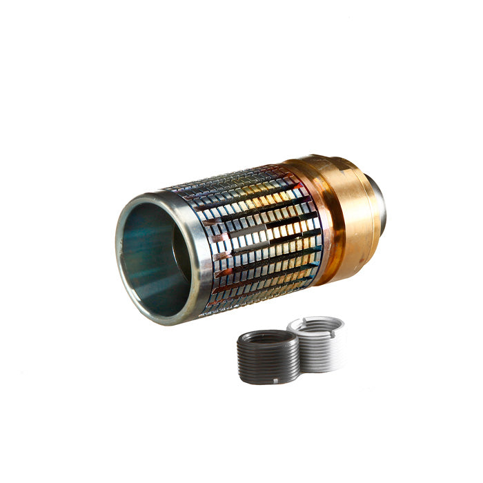 Bird Cage XXL Aluminium Flash-Hider Burnt Blue Finish Dx-Sx 14mm. by G&P