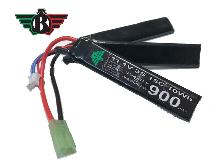 Li-PO Bolt Airsoft 900mAh Tripla 11,1v Li-Po Battery