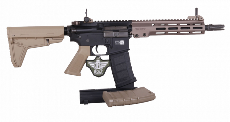 Bolt Airsoft MK16 URG-U 9" Daniel Defense B4 DE Dark Earth BOE Stock by Bolt Airsoft