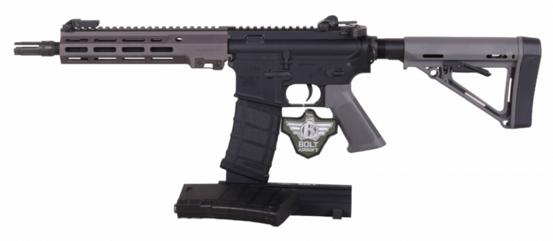 Bolt Airsoft MK16 URG-U 9" Daniel Defense B4 Grey BOM Stock by Bolt Airsoft