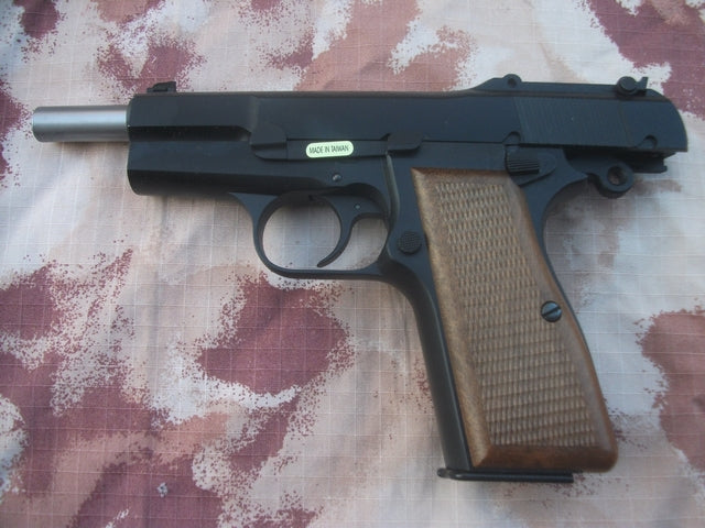 Browning HP M1911 Military "KIng of Nines" 9X21 Parabellum Full Metal High Power GBB by We