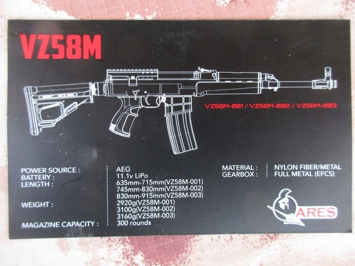 CSA VZ58M-002 Medium Full Metal & Li-Po 11,1v Ready by Ares