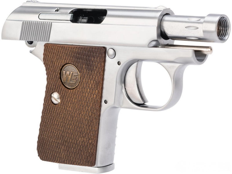 CT25 3.8 GBB Chrome - Silver Full Metal Pistol by We