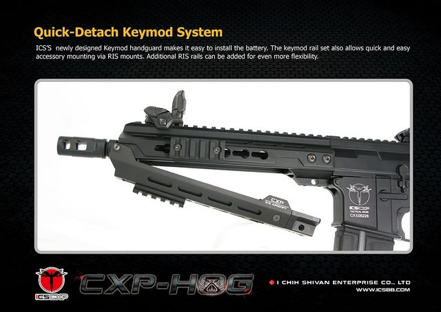 CXP HOG Keymod Tan Blow Back EBB Front Wire by Ics