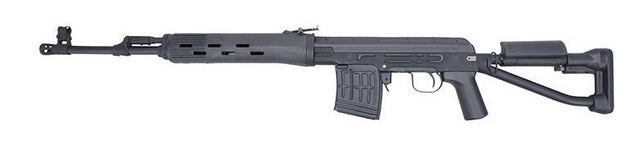 Dragunov Paratrooper SVDs Type AEG Full Metal CM057s by Cyma