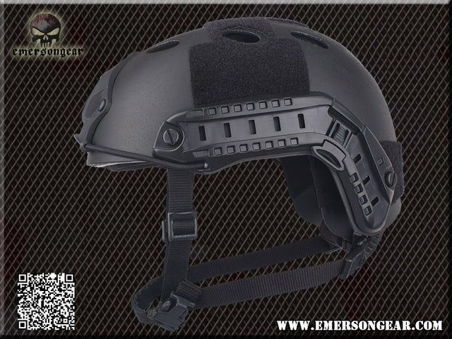 Carbon Fiber Fast PJ Helmet BK by Emerson