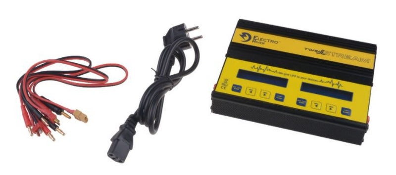 Carica Batterie Universale TwinStream Microprocessor Universal Charger by Electro River
