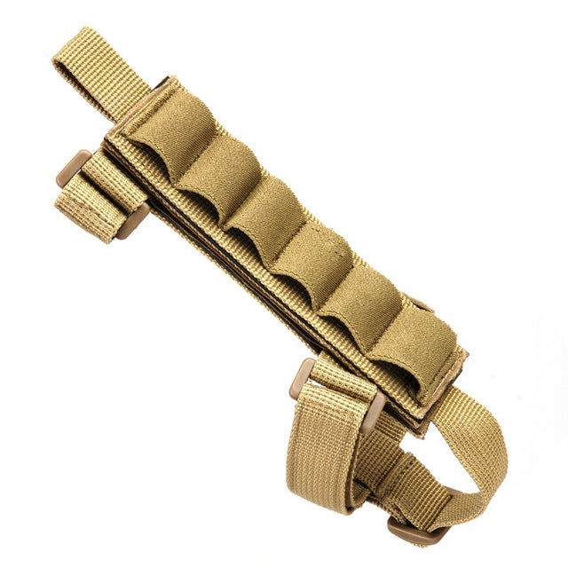 Cartucciera Porta Cartuccie Coyote Tan cal.12 da Calcio Fisso e Non by 101 Inc.