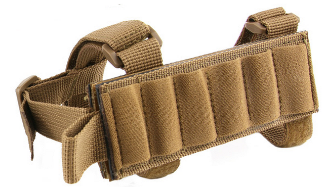 Cartucciera Porta Cartuccie Coyote Tan cal.12 da Calcio Fisso e Non by 101 Inc.