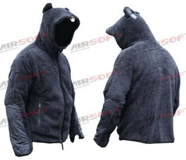 Giaccone Shag Master Hoodie Black by Emerson