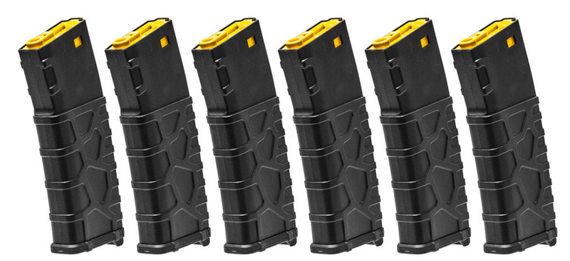 Classic Army M4 - M16 VMS 330bb Hi Cap Magazine 6pcs Kit by Classic Army