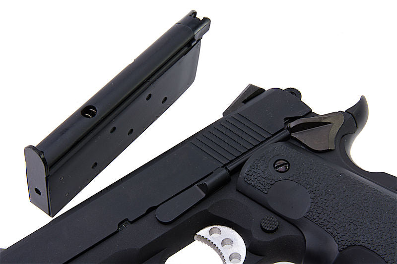 1911 .45 ACP Officer Size NE10 Series Aluminum Slide GBB Black by Armorer Works Customs