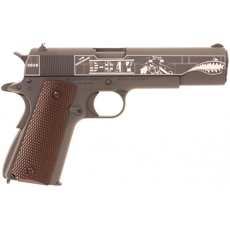 Colt 1911 A1 D-Day 75th Anniversary Co2 Blowback Full Metal Special Limited  Edition 300 Numbered pcs. by KWC for Cybergun