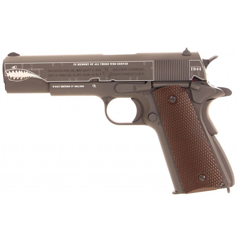 Colt 1911 A1 D-Day 75th Anniversary Co2 Blowback Full Metal Special Limited  Edition 300 Numbered pcs. by KWC for Cybergun