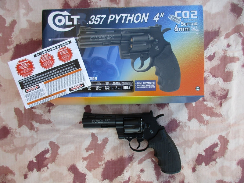 Colt Python 357 Co2 4" Full Metal by Kwc per Cybergun