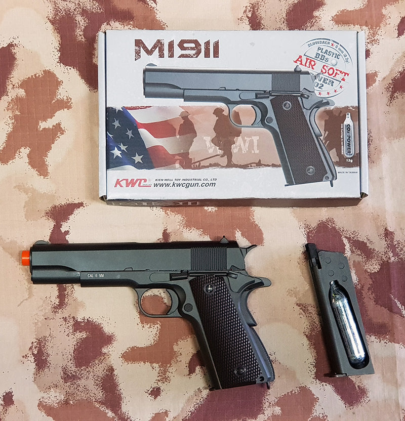 KWC 1911 Type Co2 GBB Full Metal by KWC