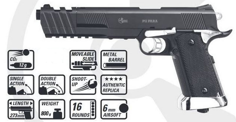 Combat Zone P11 PARA Co2 NBB Non Blow Back by Umarex