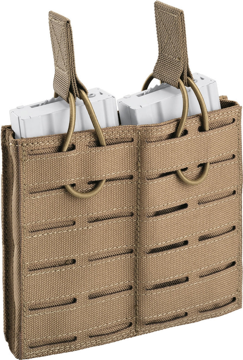 DEFCON 5 Shadow D5-LAS_M4AKDO Double Open Ammo Pouch Coyote Tan Tasca Porta Caricatori 5.56