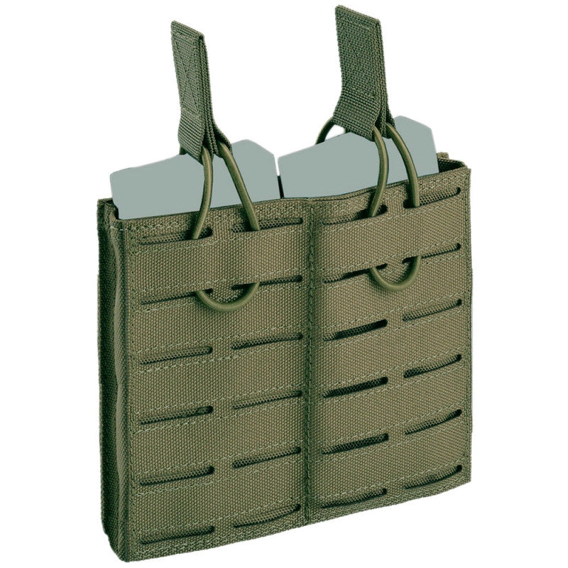 DEFCON 5 Shadow D5-LAS_M4AKDO Double Open Ammo Pouch OD Green Tasca Porta Caricatori 5.56