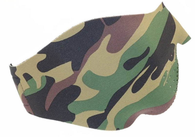 Neoprene Half Face Camo Mask by DMoniac