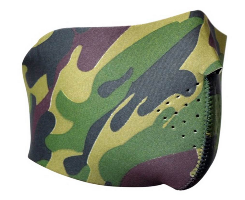 Neoprene Half Face Camo Mask by DMoniac