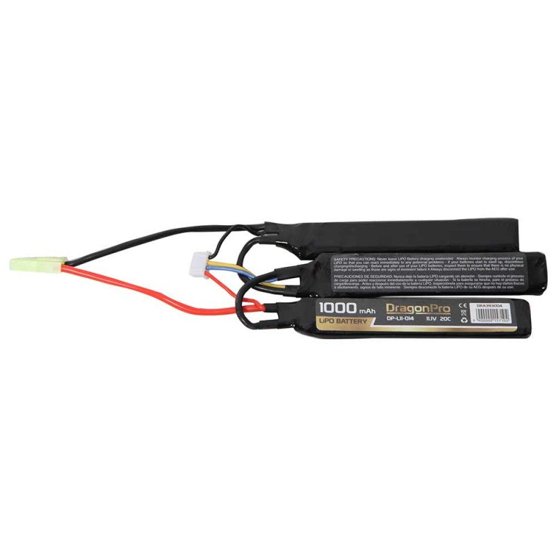 Li-Po Batteria 11.1V 1000mAh 20C LiPO (1+1+1) 103x21x6mm DP-L11-014 by Dragonpro