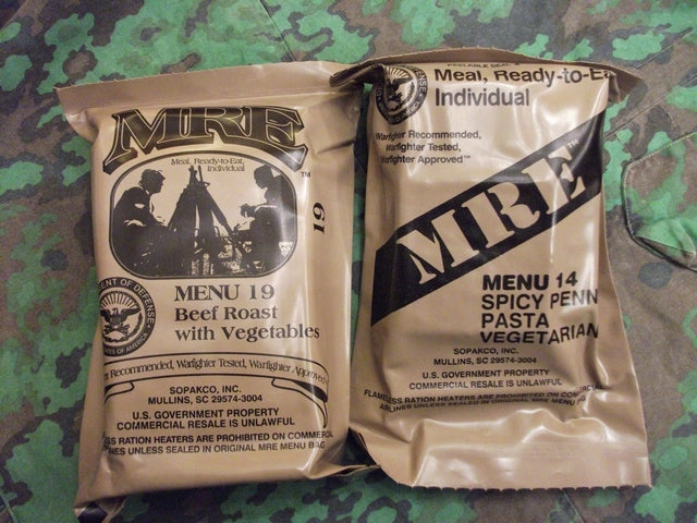 Razione MRE USA Evoluzione della Razione K