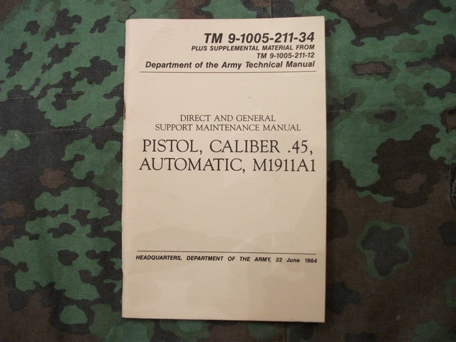 M1911A1 Caliber .45 Manual