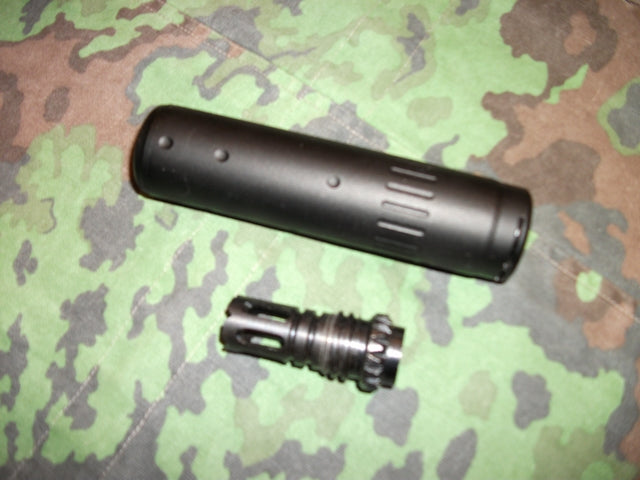 Silenziatore Dx con Spegnifiamma Sx by Dytac