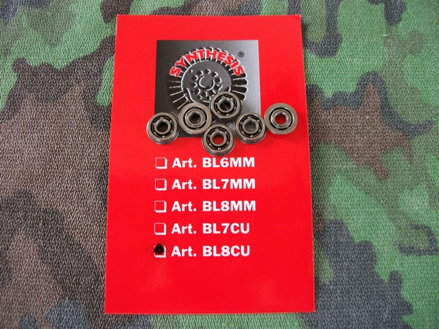 Boccole Cuscinettate in Acciaio Temperato da 8mm by Synthesis