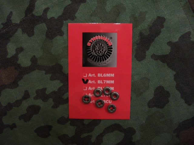 Boccole Synthesis Autolubrificanti in Acciaio da 7mm.