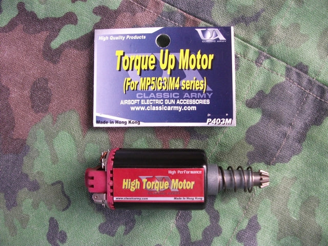 Motorino High Torque ad Albero Lungo Classic Army