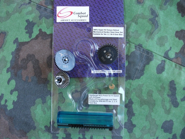 Combat Squad Kit Ingranaggi Super Hi-Torque Helical con Pistone Rinforzato