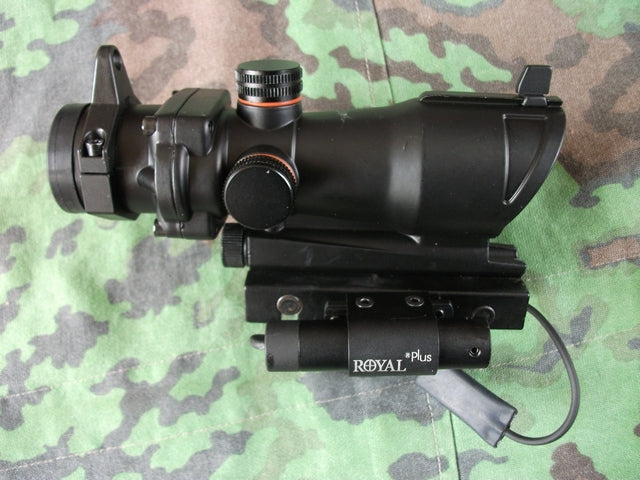 Red Dot Acog Type con Laser a Comando Remoto