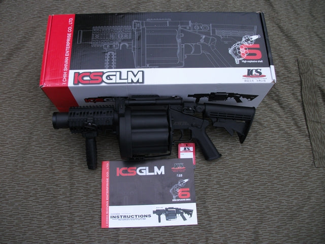 MGL Multiple Grenade Launcher GLM 6 High Explosive Shell by Ics