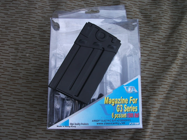 G3 Kit 6 Pezzi Caricatori Maggiorati Full Metal by C.A.