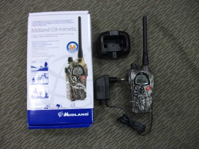 Midland G9 new Audio System 2016 Camo Version LPD446+PMR 24 Canali