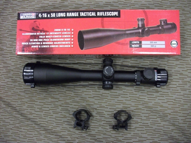 Ottica 4-16x50 Long Range Tactical Riflescope