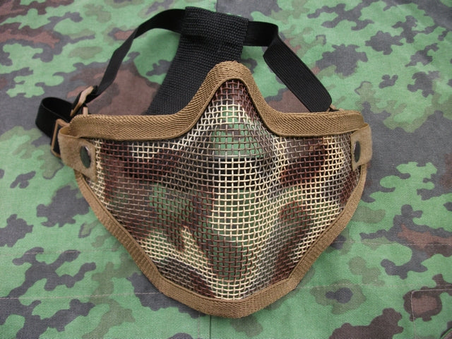 Maschera-Mentoniera a Rete Desert Tre Colori