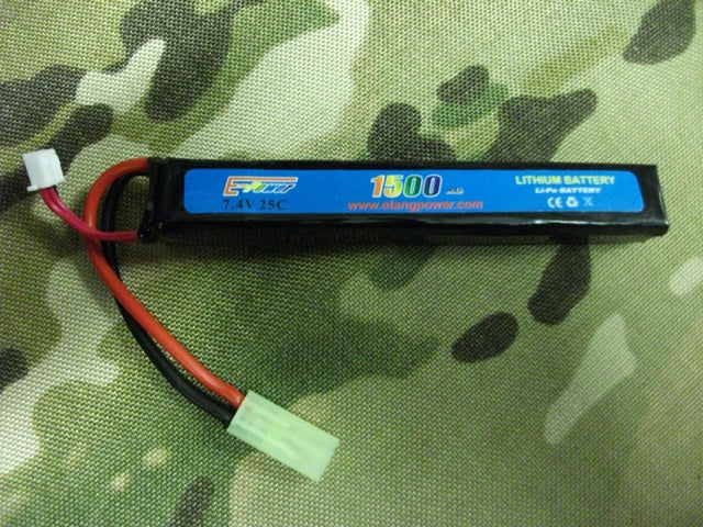 Li-Po Batteria 1500mAh 7.4v 25C by EP