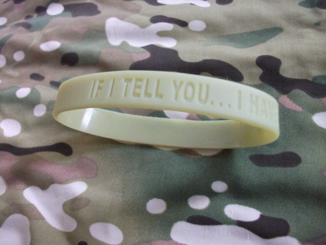 If I Tell You...I have To Kill You Braccialetto Tan