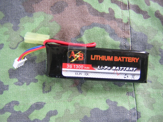 Li-Po Batteria AB 1300mAh 11.1v 12C+