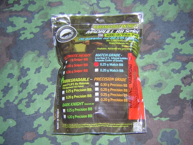 Madbull Precision BB Match Grade 0,25 diametro 5,95