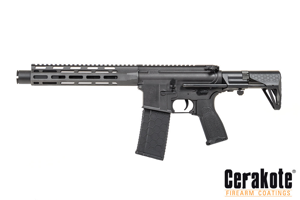 EVO Pistol PDW Standard Rail Black Lone Star Cerakote by Evolution Airsoft