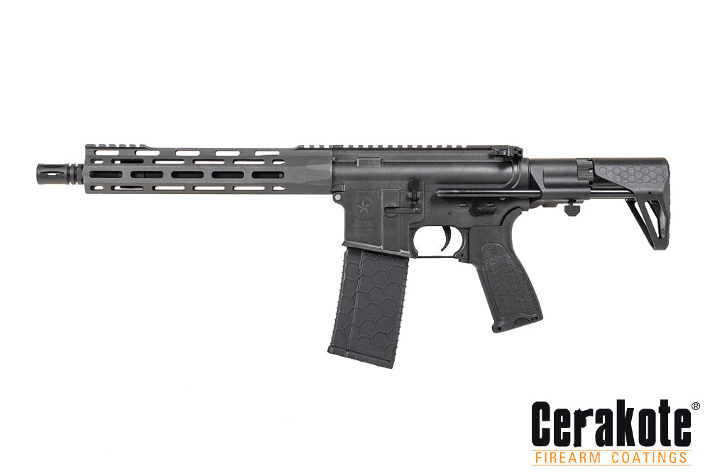 EVO PDW SBR 9.7" Ultra Lite Rail Lone Star Cerakote by Evolution Airsoft
